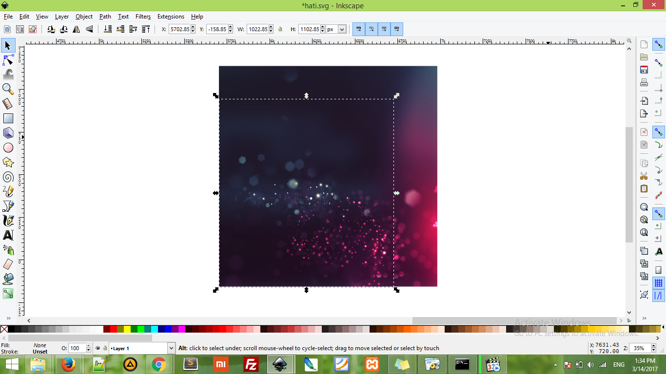 Inkscape фильтры в Inkscape